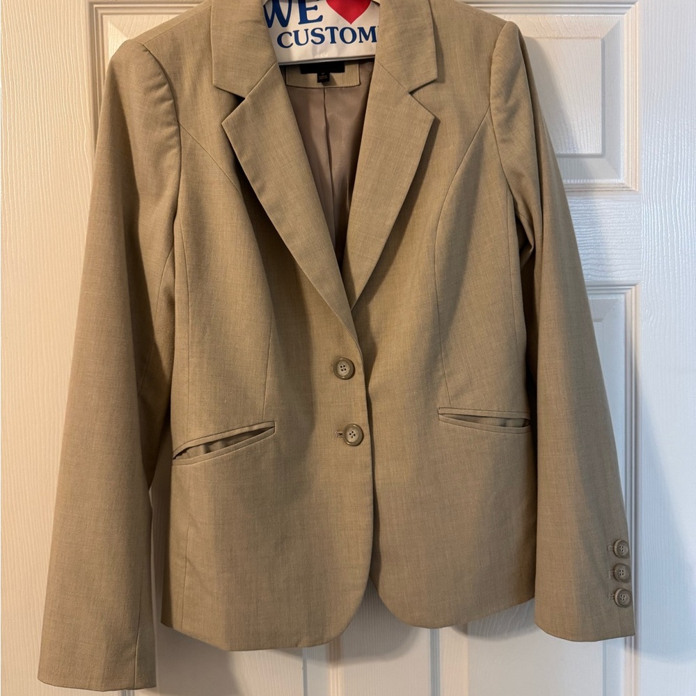 The Limited Classic Beige Blazer